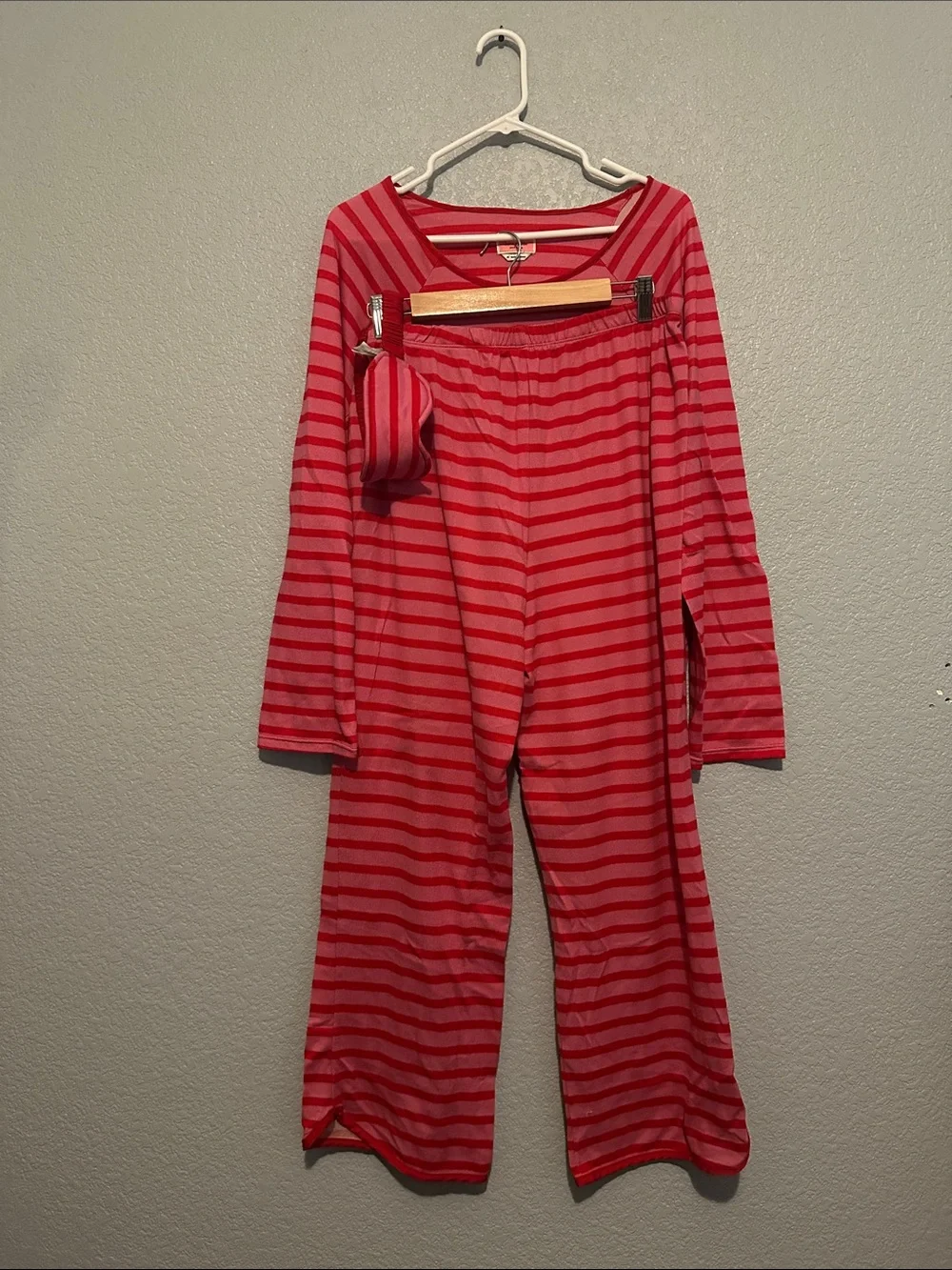 Kate Spade Striped 3 Piece PJ Set